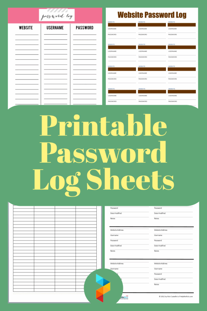 10 Best Free Printable Password Log Sheets PDF For Free At Printablee