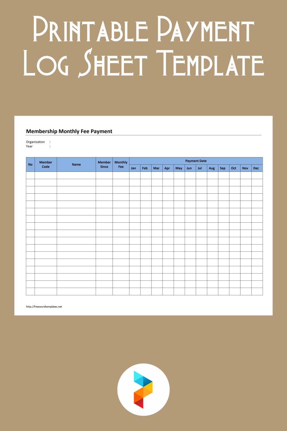 10 Best Free Printable Payment Log Sheet Template PDF For Free At