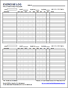 12 Week Shred Printable Workout Logs pdf Format 