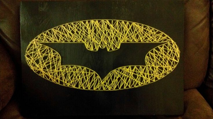 17 Best Images About Batman String Art On Pinterest Nail String Art 