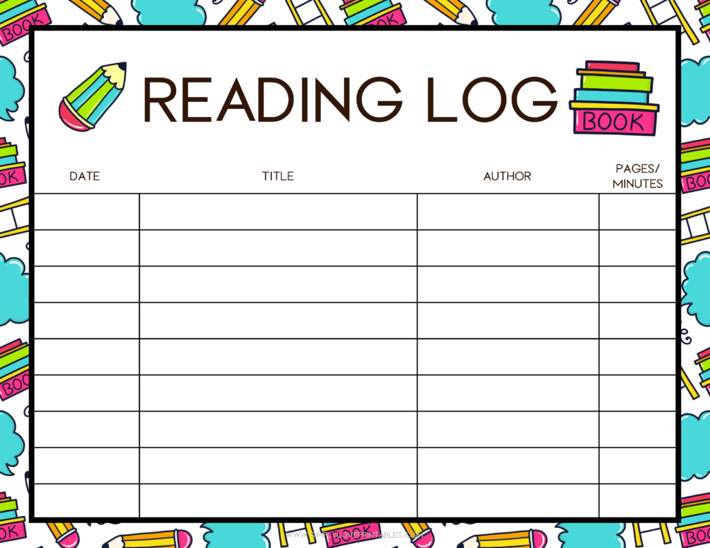 20 Free Printable Reading Logs For Kids Simply Love Printables
