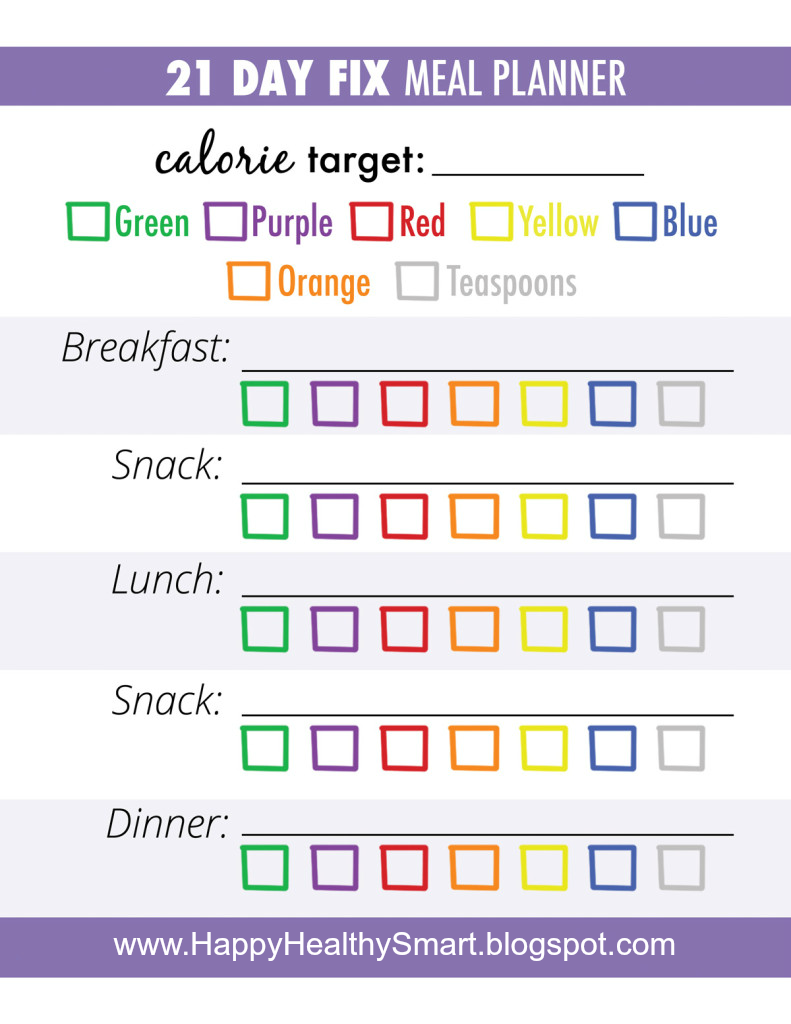 21 Day Fix Meal Planning Made Easy You Like New