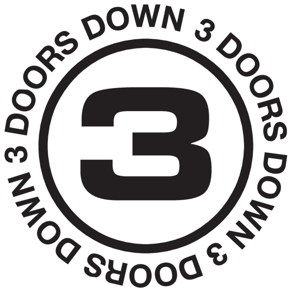3 Doors Down Logo Vector Logo Of 3 Doors Down Brand Free Download eps 