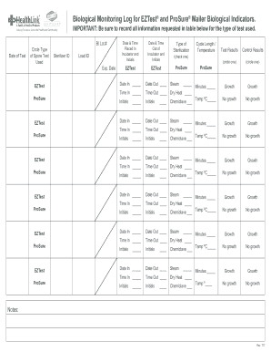3m Attest Log Sheet Printable Complete With Ease AirSlate SignNow