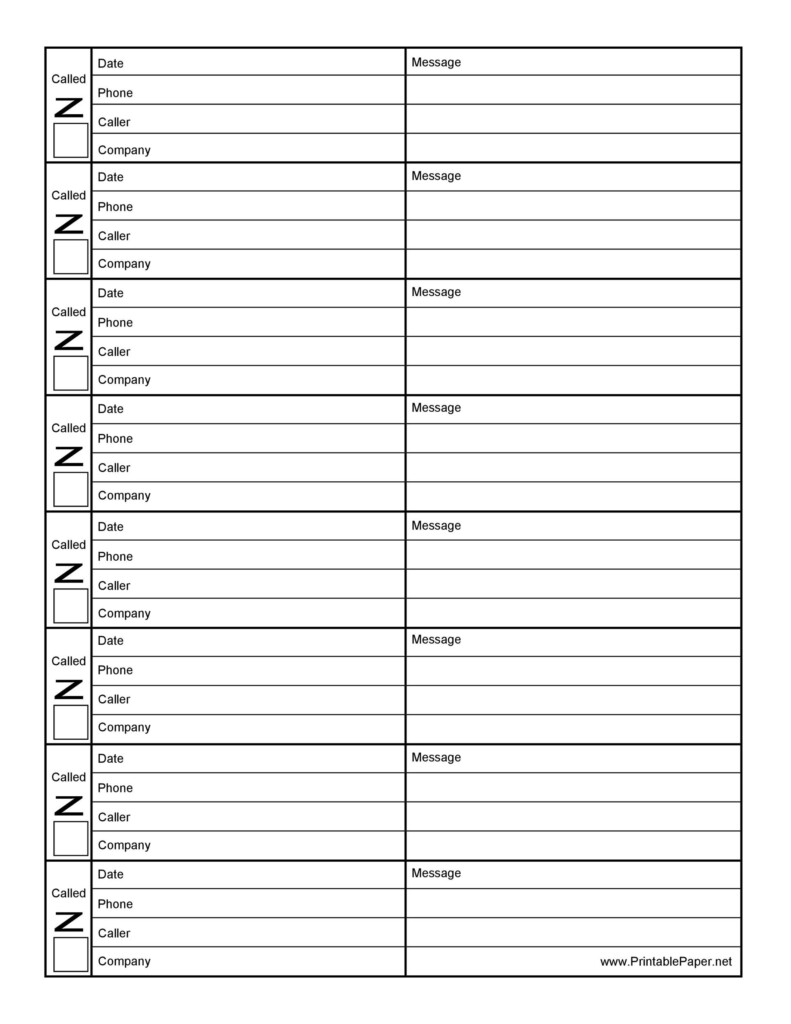 40 Printable Call Log Templates Word Excel PDF TemplateLab