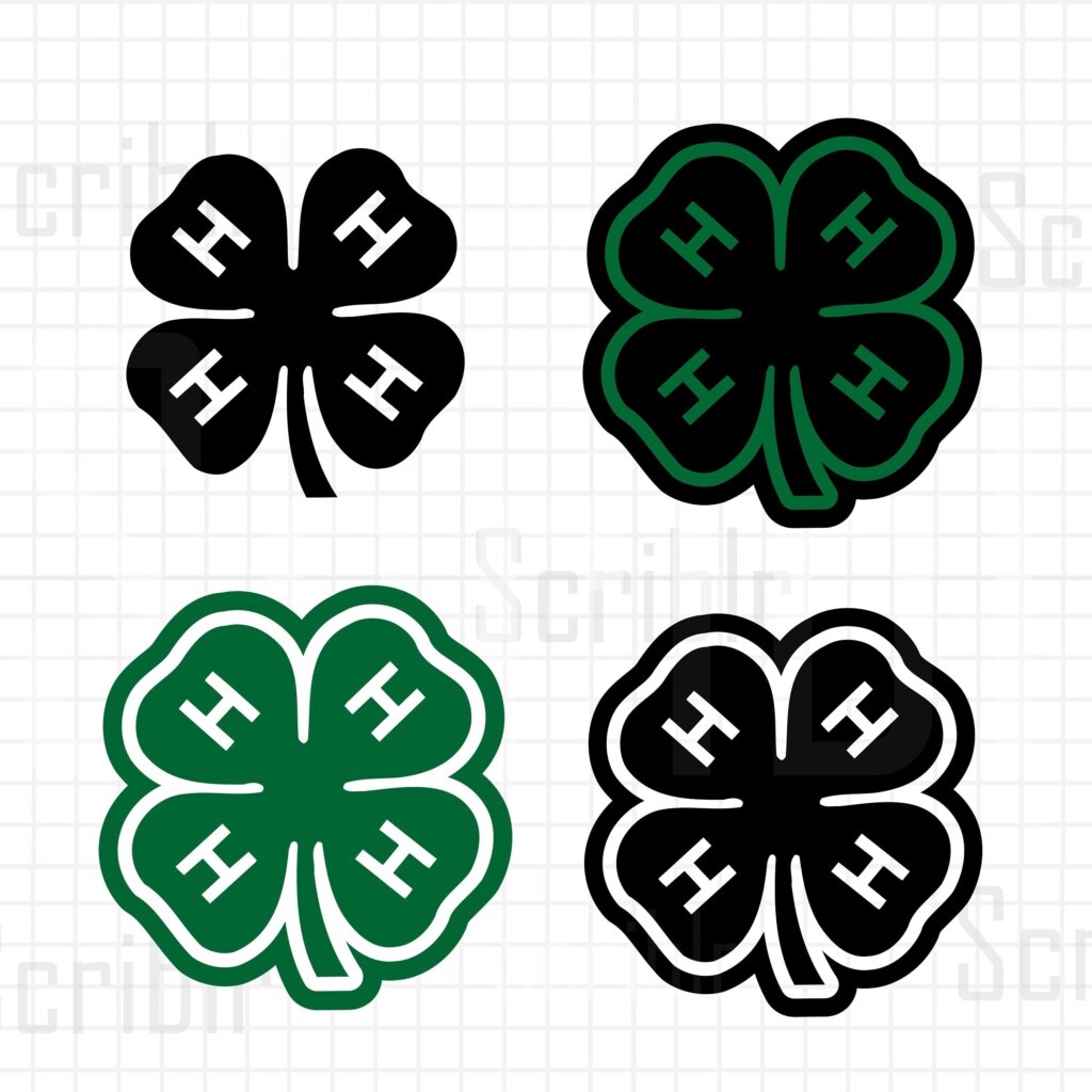 4H Logo SVG Vector PNG Etsy Canada