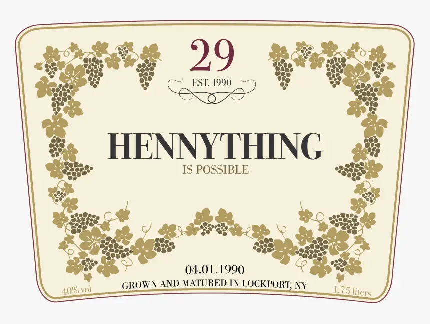 5 Hennessy Label Templates Printable FREE Download 