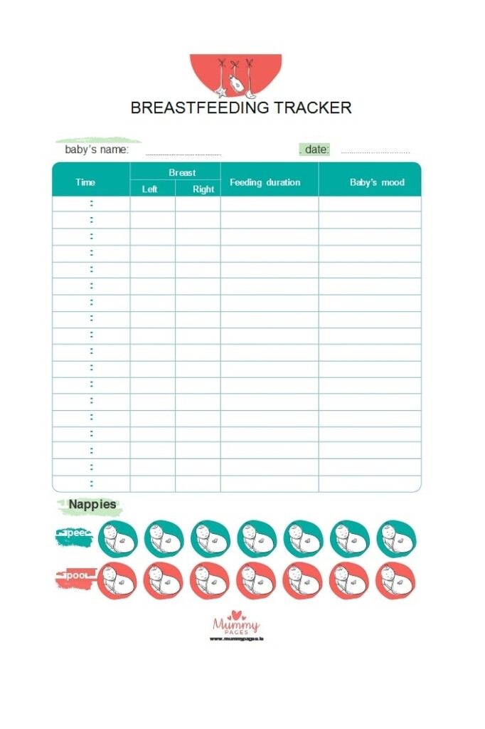 50 Printable Baby Feeding Charts Newborn Feeding Schedule 