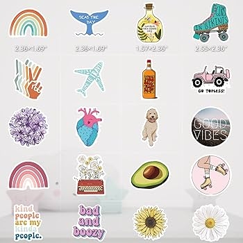 Aesthetic Hydro Flask Stickers Printable Logos Online Aria database