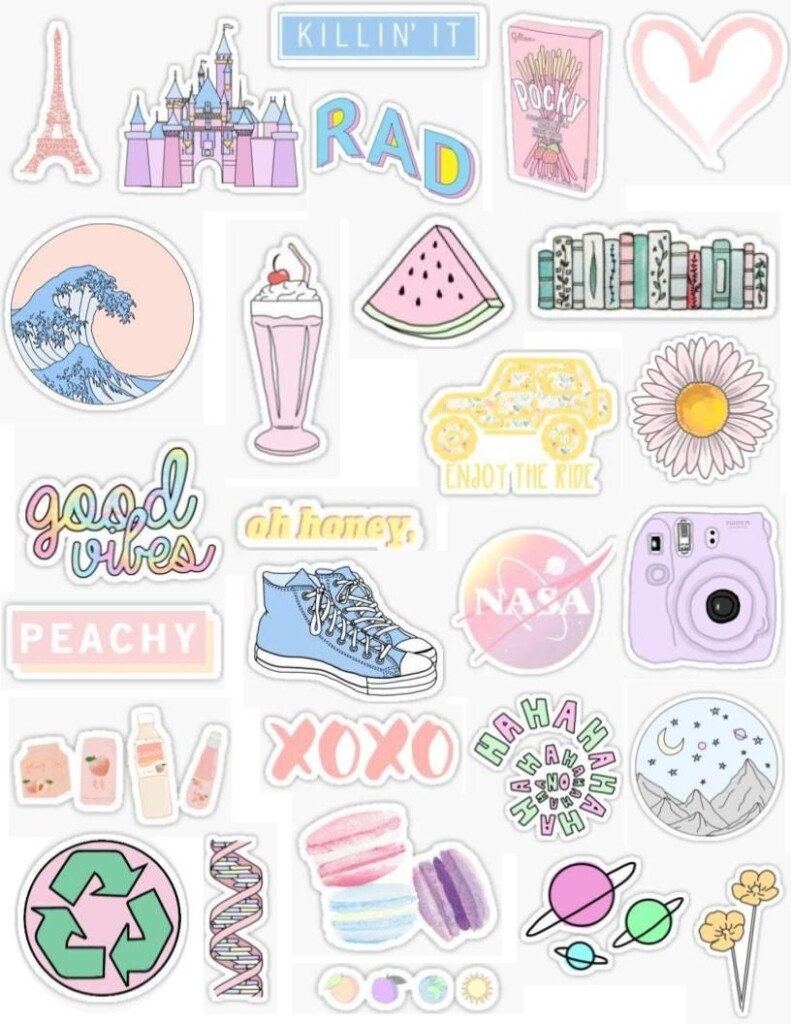 Aesthetic Printable Stickers Printable New Year Banners