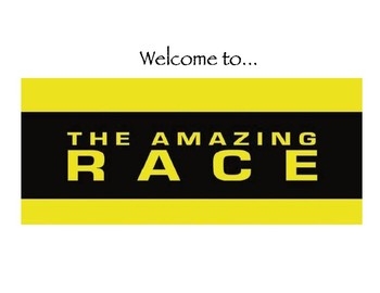 Amazing Race Printables