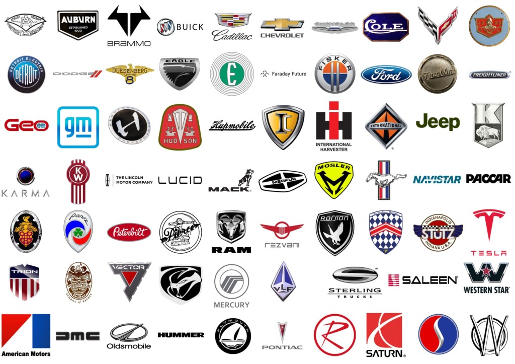 American Car Brands Manufacturer Car Companies Logos