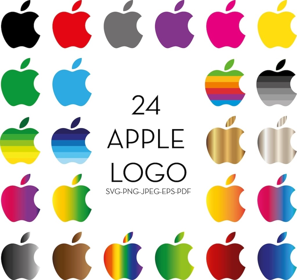 Apple IPhone Logo Apple Logo Sticker Apple IPhone Logo Decal Apple 