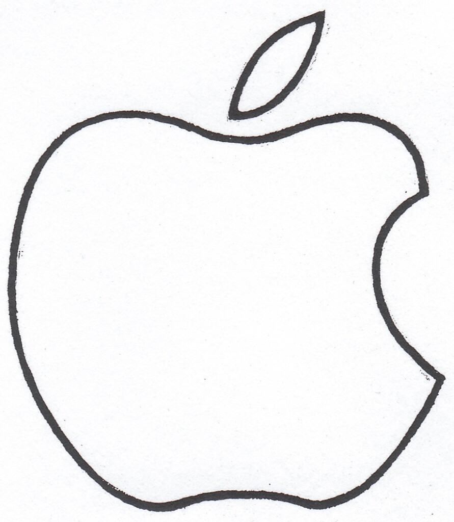 Apple Logo Coloring Page 1739750