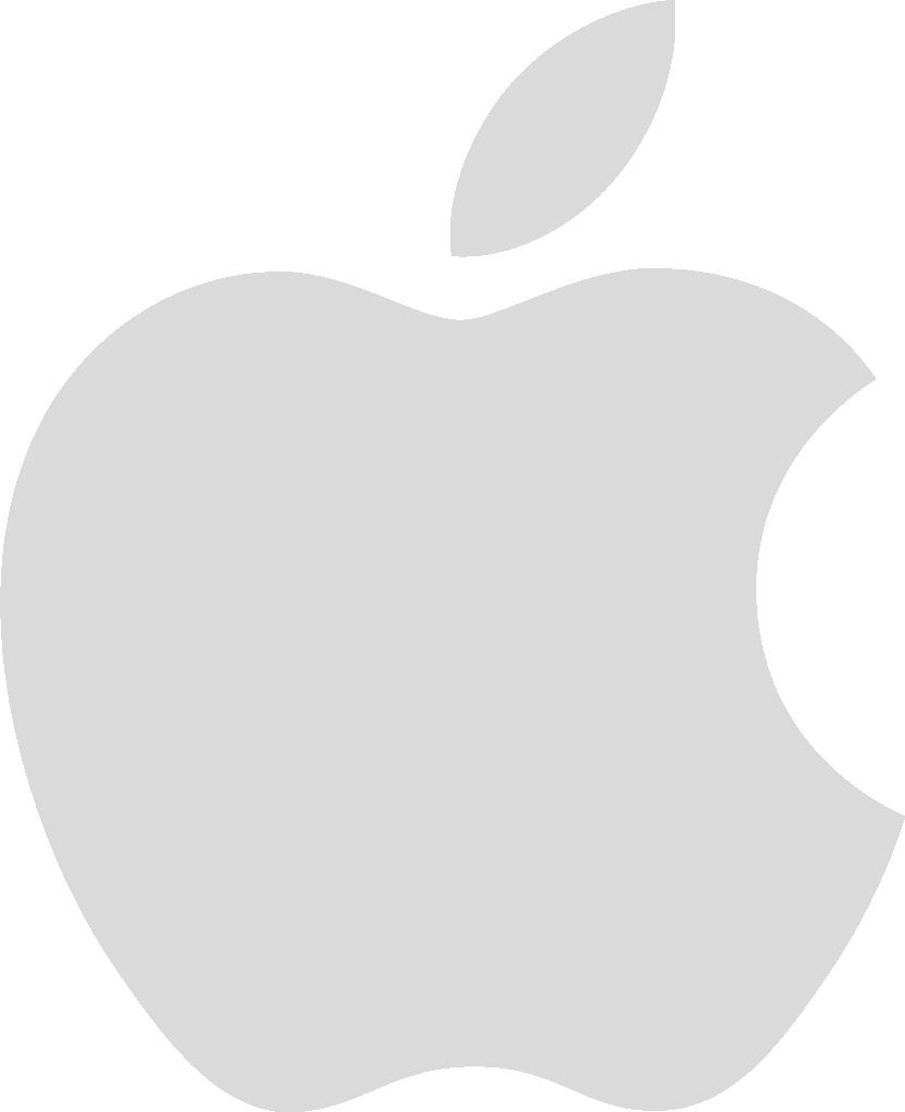 Apple Logo PNG White
