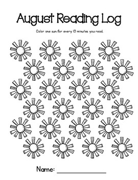 August Reading Log By Jennifer Nava Teachers Pay Teachers