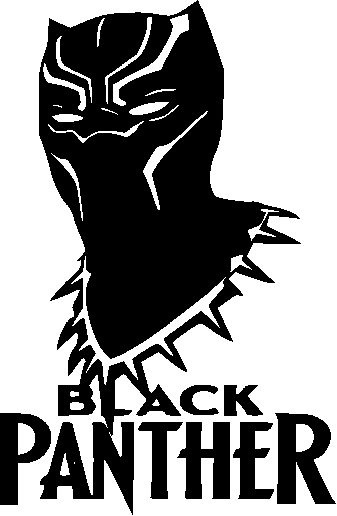 Avengers Black Panther Logo PNG Transparent Image
