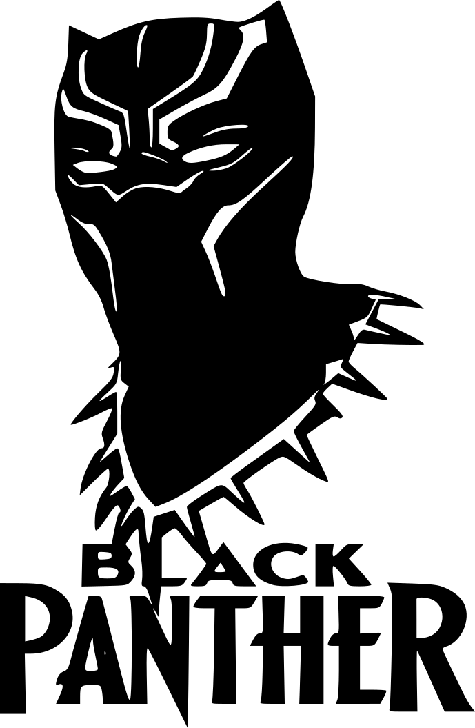 Avengers Black Panther Logo PNG Transparent Image