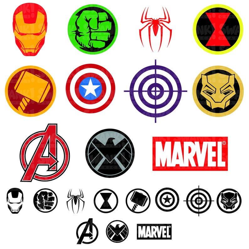 Avengers Characters Logo Png