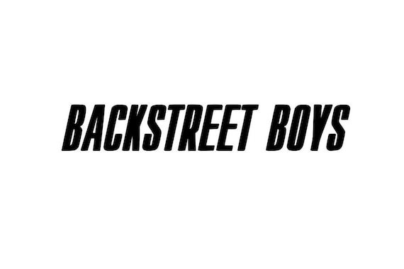 Backstreet Boys Logo Decal Etsy