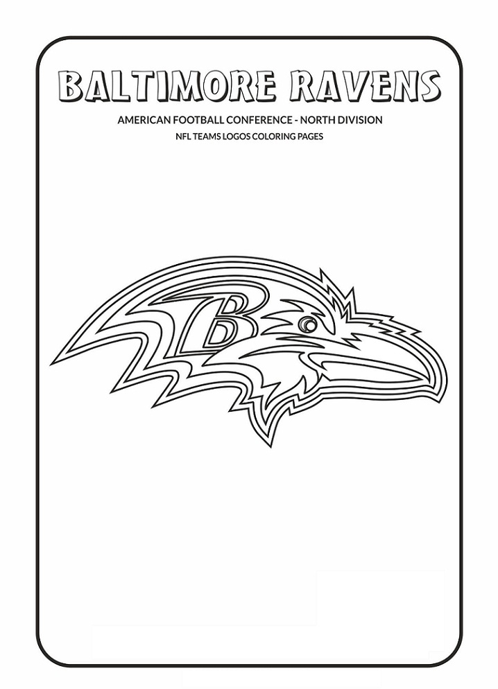 Baltimore Ravens Logo Coloring Page Free Printable Coloring Pages For 