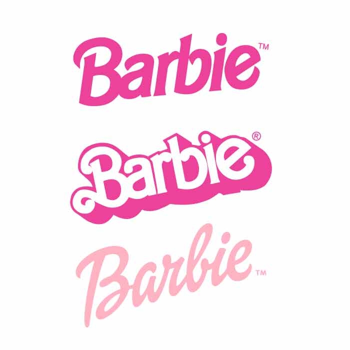 Barbie Logo Stencil Printable