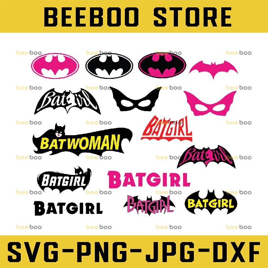 Batgirl Logo Svg Batgirl Logo Printable Batgirl PNG Pink Inspire 