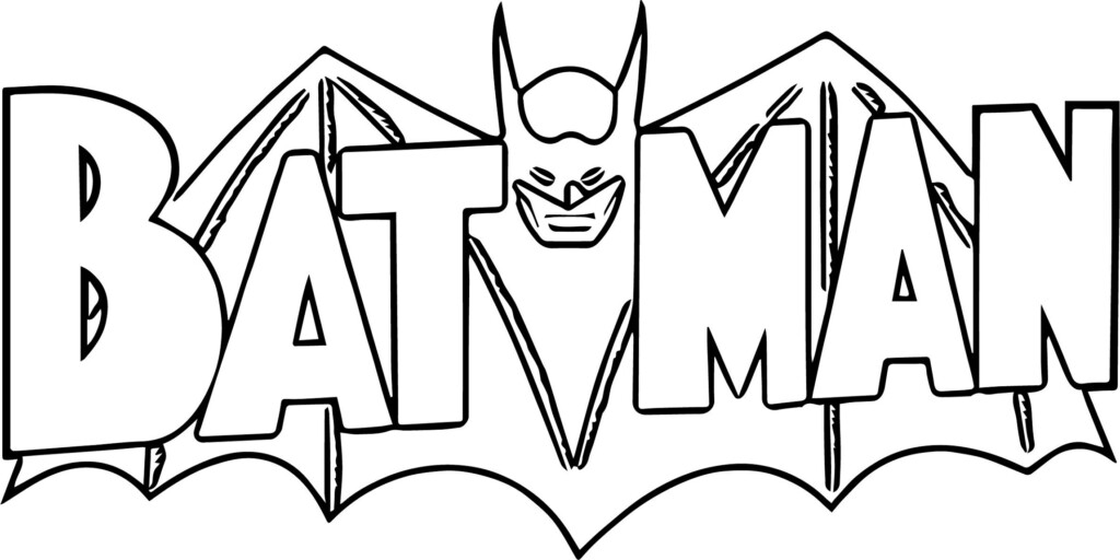 Batman Logo Coloring Pages