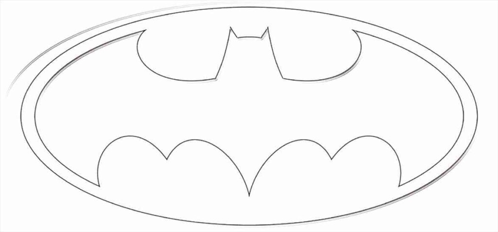 Batman Logo Coloring Pages To Download And Print For Free