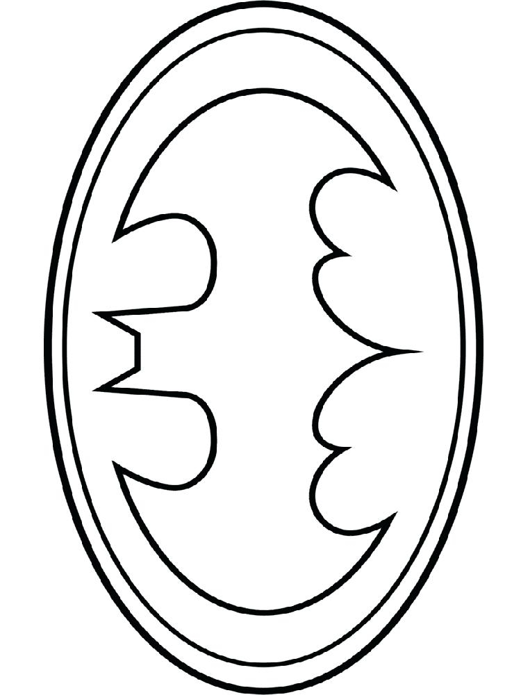 Batman Logo Printable Coloring Pages At GetColorings Free 