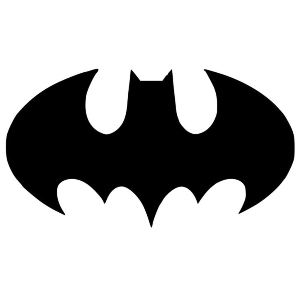 Batman Logo Stencil