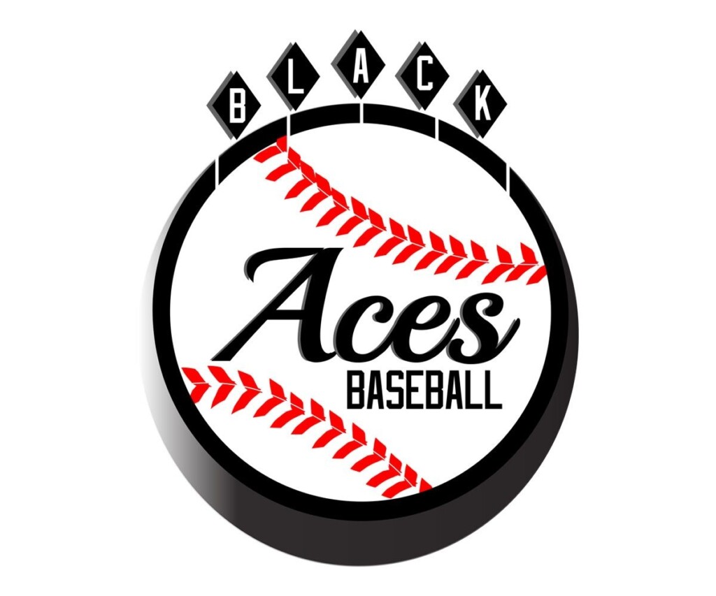 Black Aces Baseball Logo Design Aces Baseball Brand Logo Logo Logo 