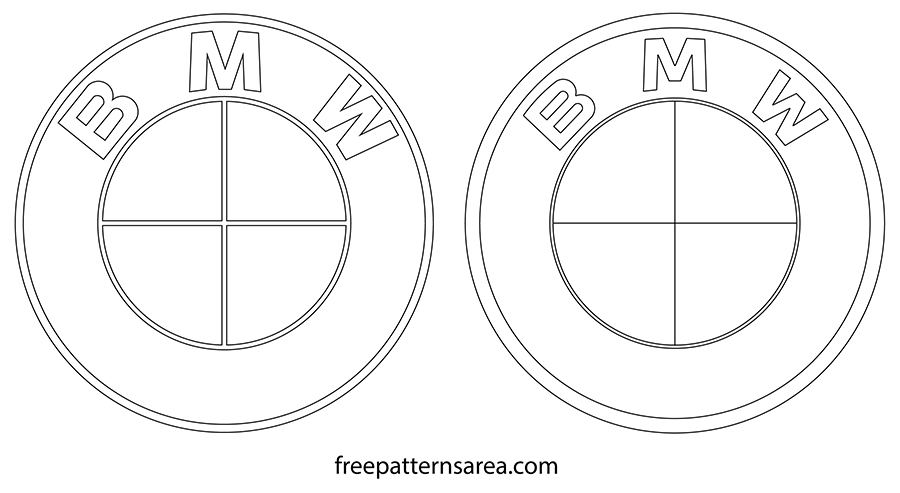 BMW Logo Symbol Vector Clipart Files FreePatternsArea