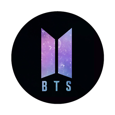  bts Black Galaxy Logo Pop Holder Bts Anivers rios Bts Papel De 