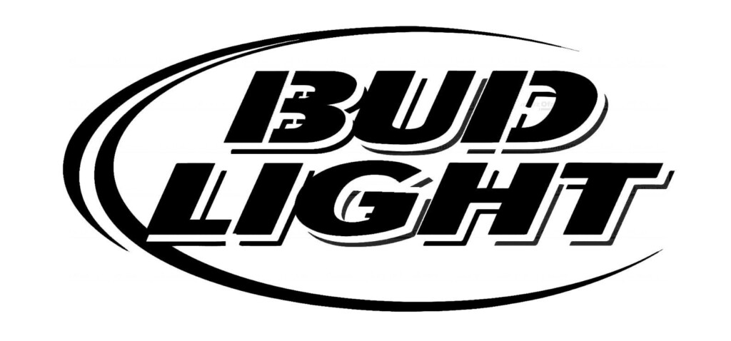 Bud Light Stencil Multiple Sizes Etsy