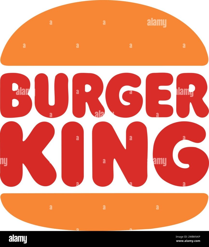 Burger King Logos Popular Chains Of Fast Food Restaurants Vector 