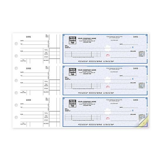 Business Checks With Logo Business Checkbooks Printed 