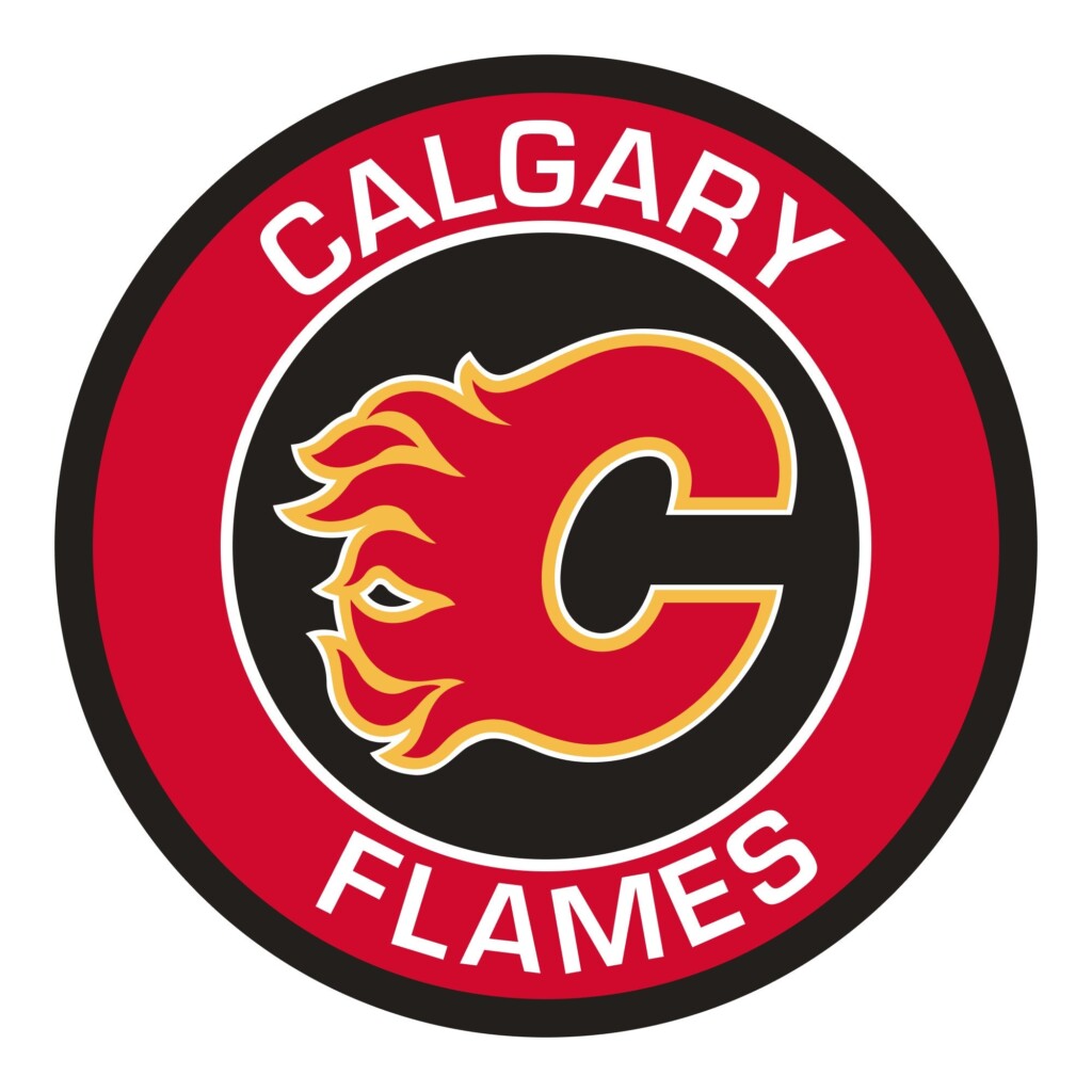 Calgary Flames Logo Svg NHL Svg Hockey Cut File For Cricut Etsy