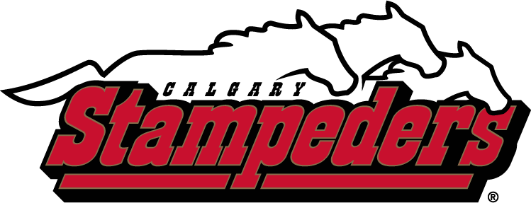 Calgary Stampeders Logo Wordmark Logo Canadian Football League CFL 