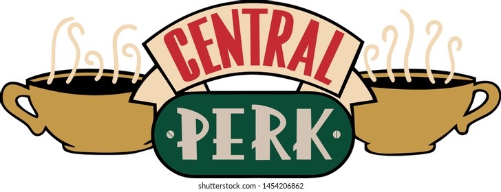 Central Perk Free Printable Logo