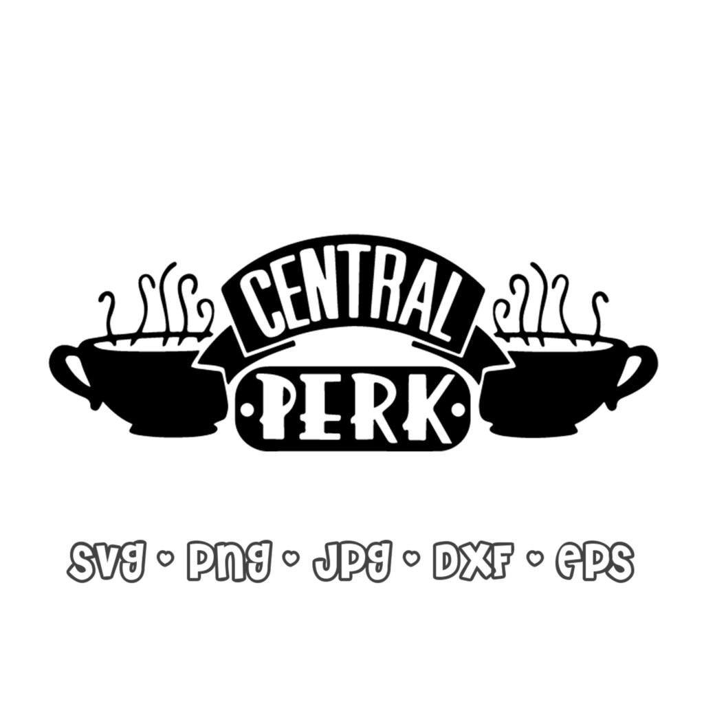 Central Perk Printable Logo Friends Coffee Shop Window Sign Etsy