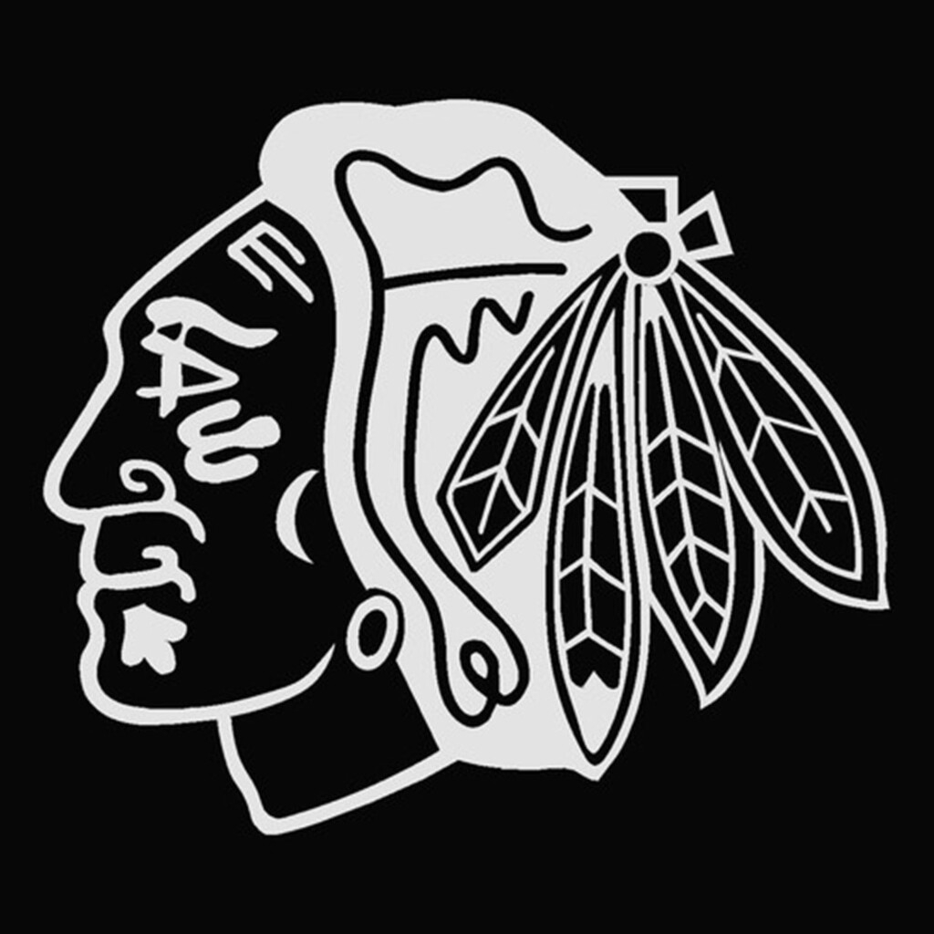 CHICAGO BLACKHAWKS Logo Vinyl Sticker Laptop Wall Window Custom 