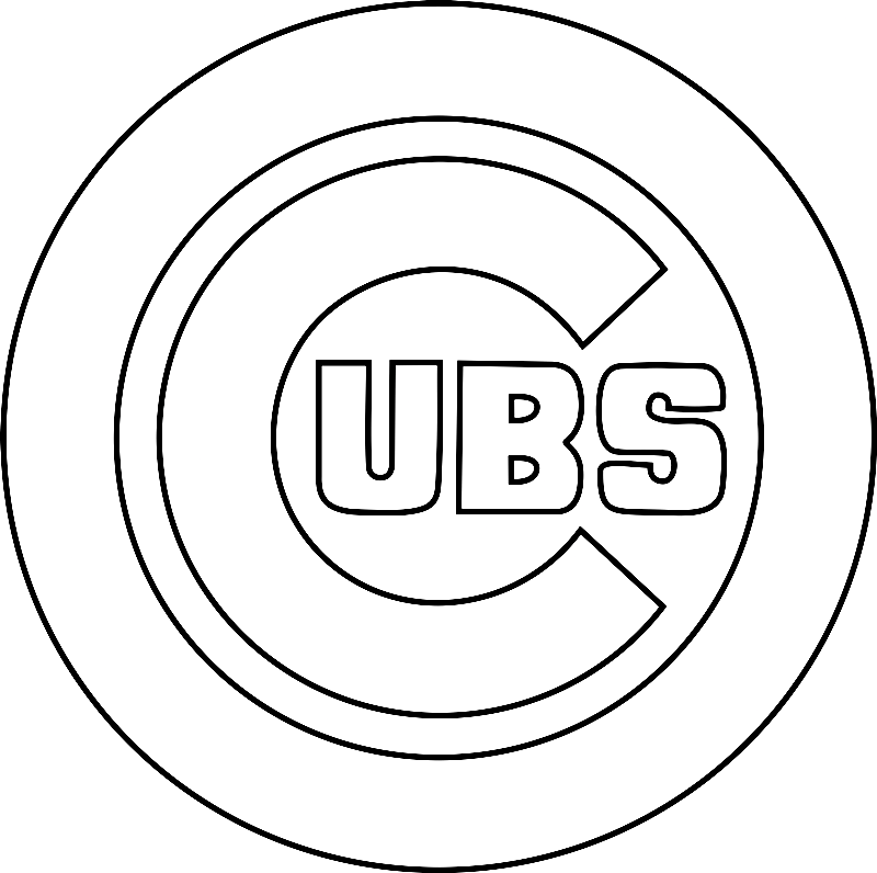 Chicago Cubs Logo Coloring Page Free Printable Coloring Pages