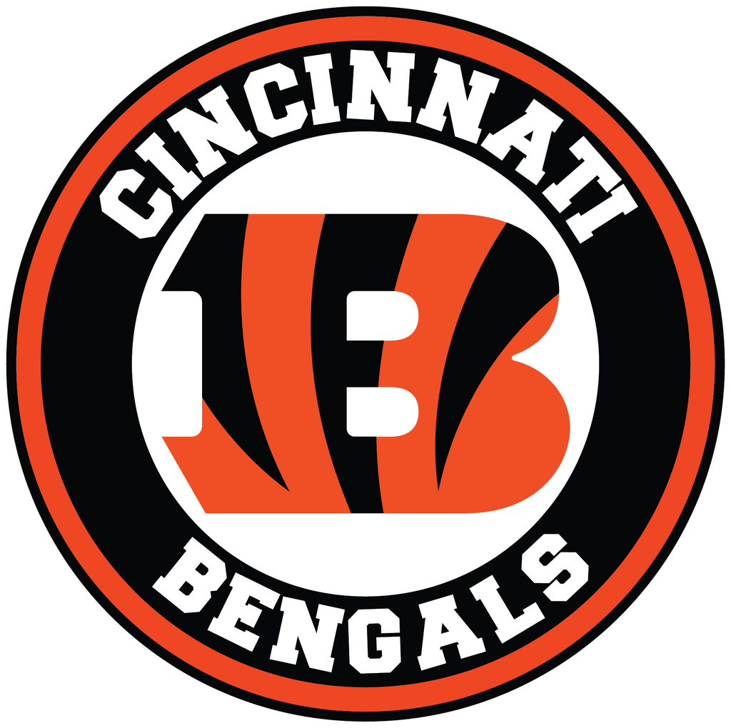 Cincinnati Bengals Logo Circle Pictures PNG Transparent Background 
