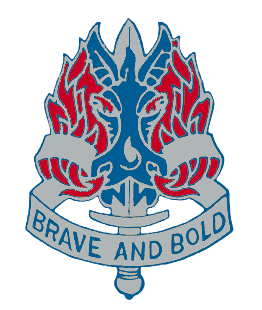 Coat Of Arms crest Of 198th Infantry Brigade US Army