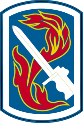Coat Of Arms crest Of 198th Infantry Brigade US Army