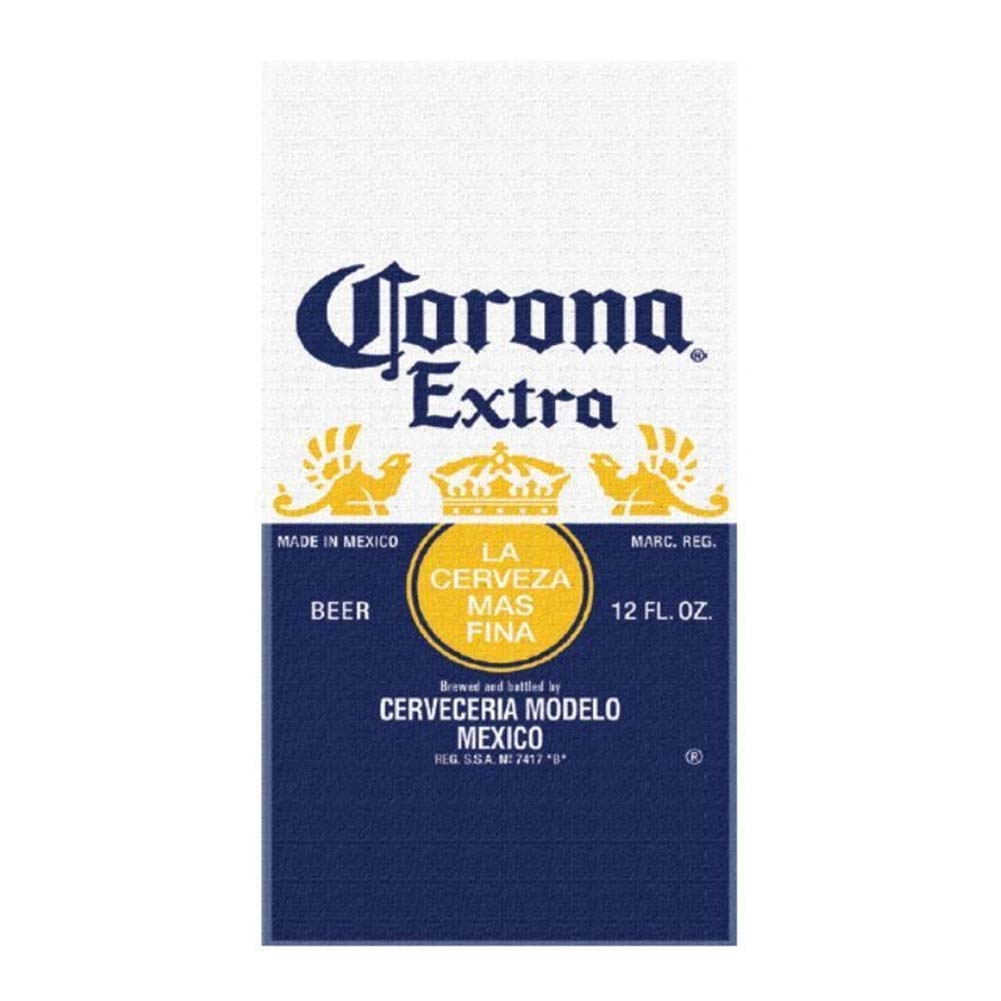 Corona Extra Beer Label Beach Towel Blue EBay