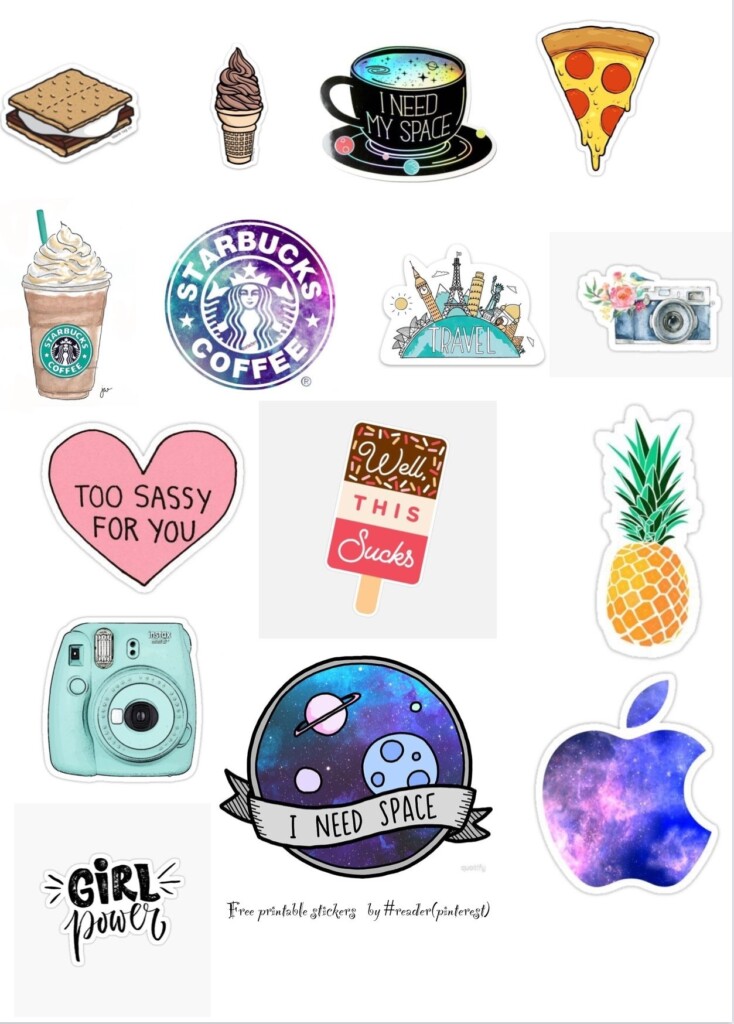 Cute Printable Sticker Sheets
