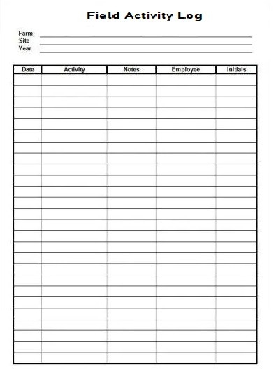 Daily Log Templates 15 Free Printable Word Excel PDF Formats 