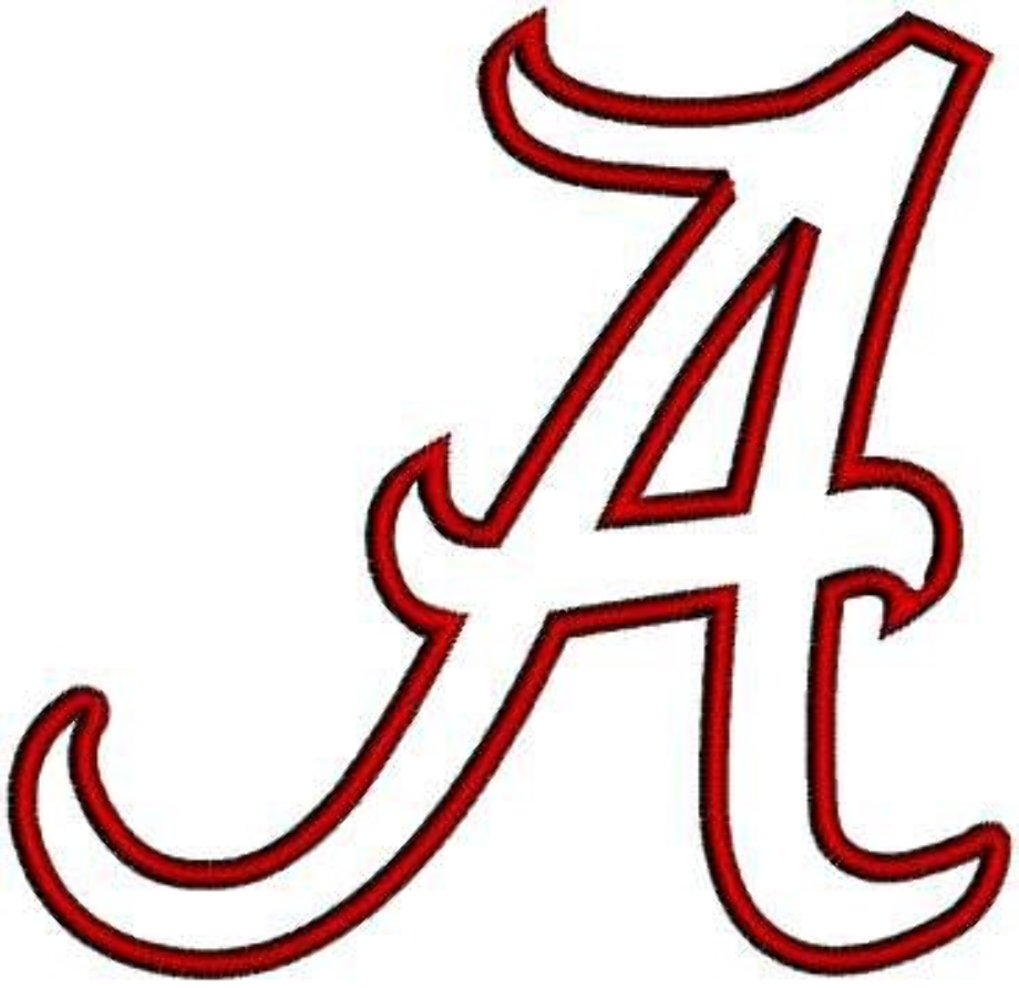 Download High Quality Alabama Football Logo Stencil Transparent PNG 
